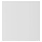 Tv-Benk Hvit 72X35X36,5 Cm Konstruert Tre