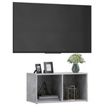 Tv-Benk Betonggrå 72X35X36,5 Cm Konstruert Tre
