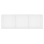 Tv-Benk Hvit 107X35X37 Cm Konstruert Tre