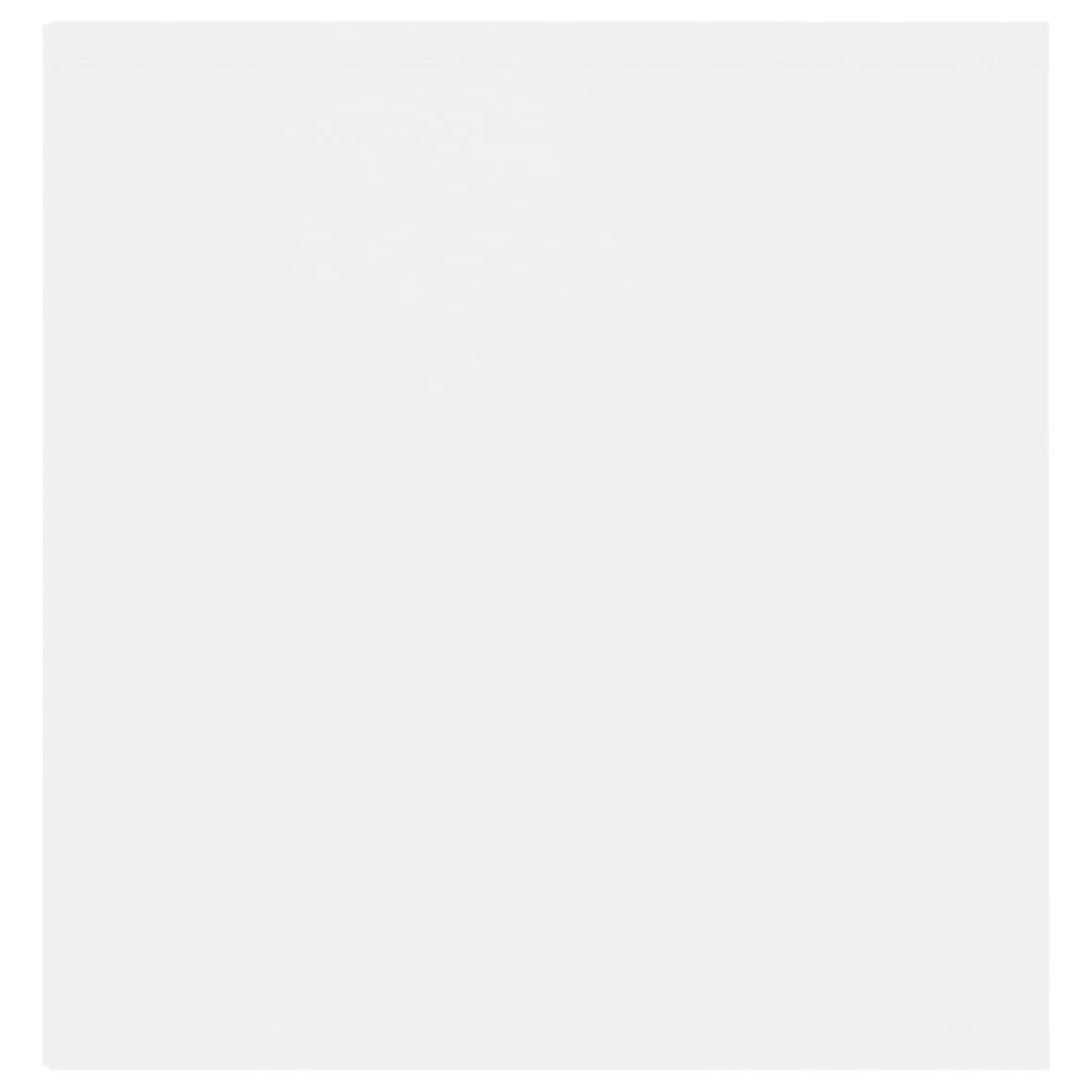 Tv-Benk Hvit 107X35X37 Cm Konstruert Tre