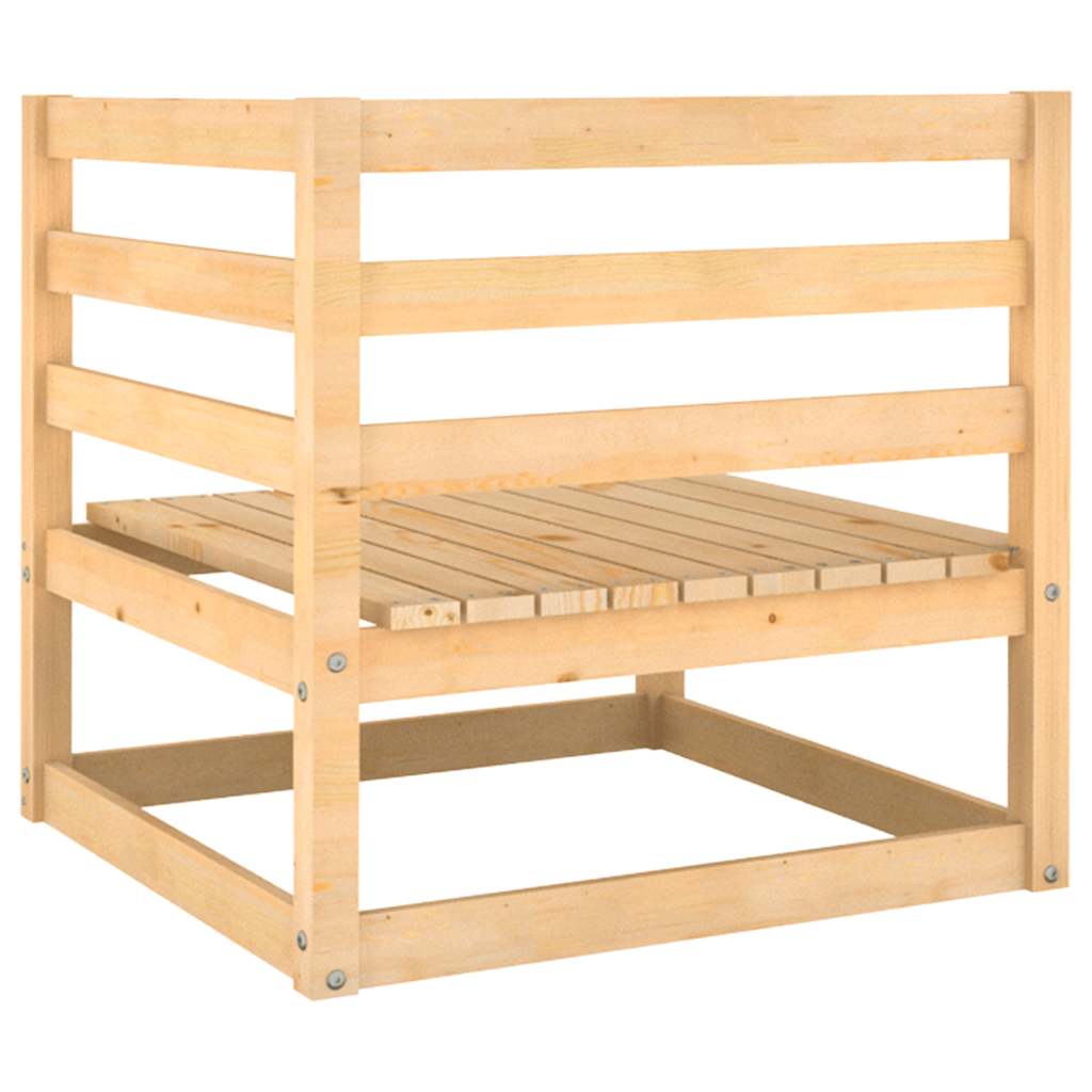 Hagesofa Med Puter 2 Seter Heltre Furu
