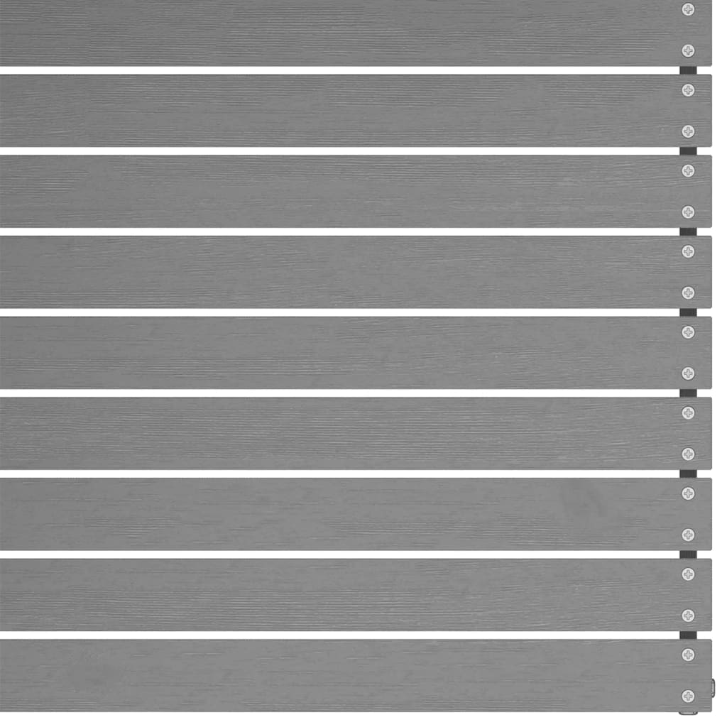 Hagesofa Med Puter 2 Seter Grå Heltre Furu