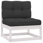 Hagesofagruppe Med Puter 2 Deler Hvit Heltre Furu