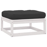 Hagesofagruppe Med Puter 2 Deler Hvit Heltre Furu