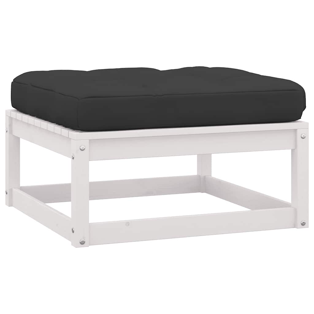 Hagesofagruppe Med Puter 2 Deler Hvit Heltre Furu