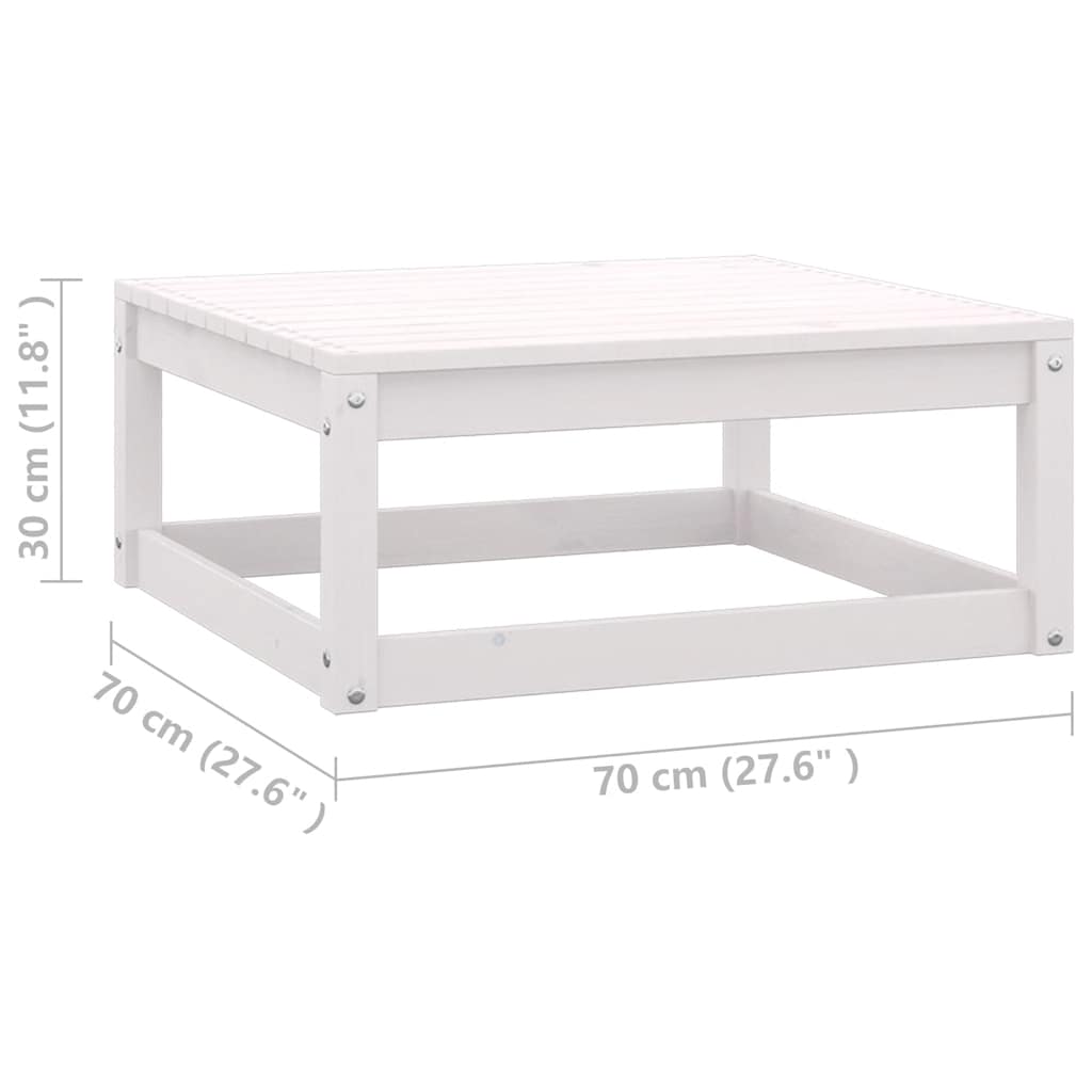 Hagesofagruppe Med Puter 3 Deler Hvit Heltre Furu