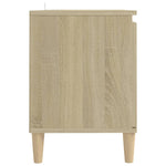 Tv-Benk Med Ben I Heltre Sonoma Eik 103,5X35X50 Cm