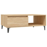 Salongbord Sonoma Eik 90X60X35 Cm Konstruert Tre