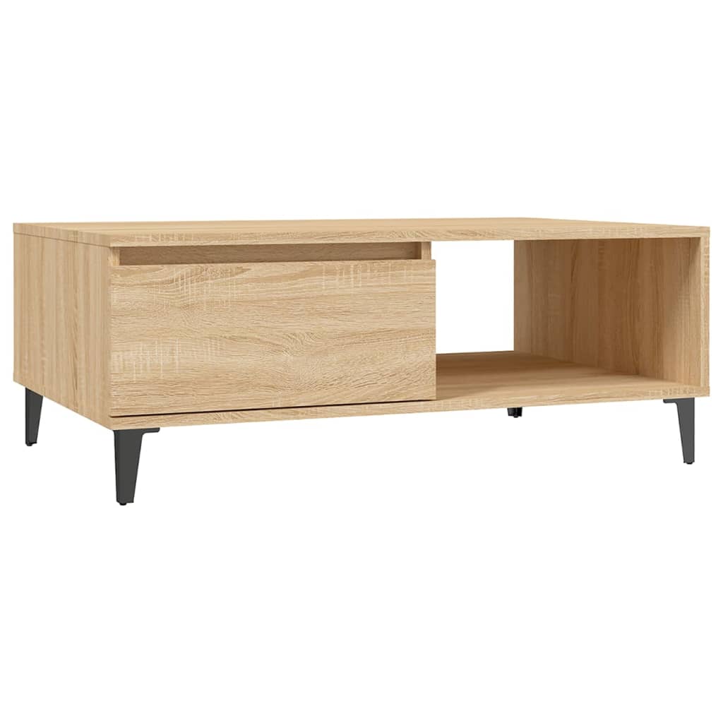 Salongbord Sonoma Eik 90X60X35 Cm Konstruert Tre