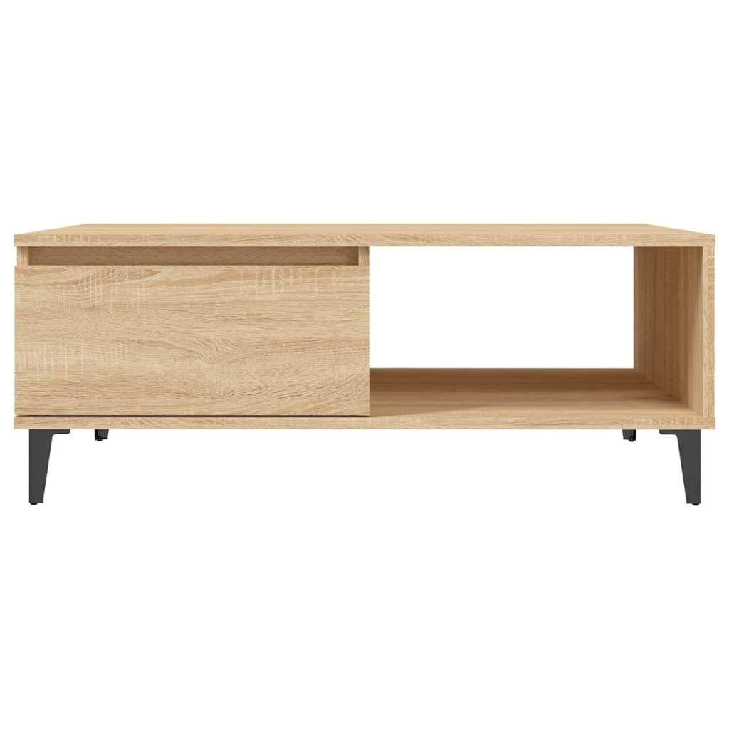 Salongbord Sonoma Eik 90X60X35 Cm Konstruert Tre