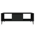 Salongbord Svart 103,5X60X35 Cm Konstruert Tre