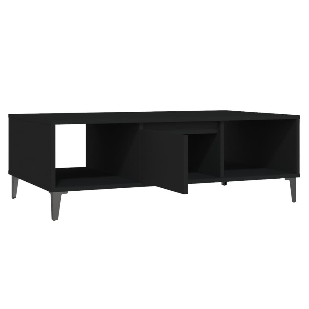 Salongbord Svart 103,5X60X35 Cm Konstruert Tre