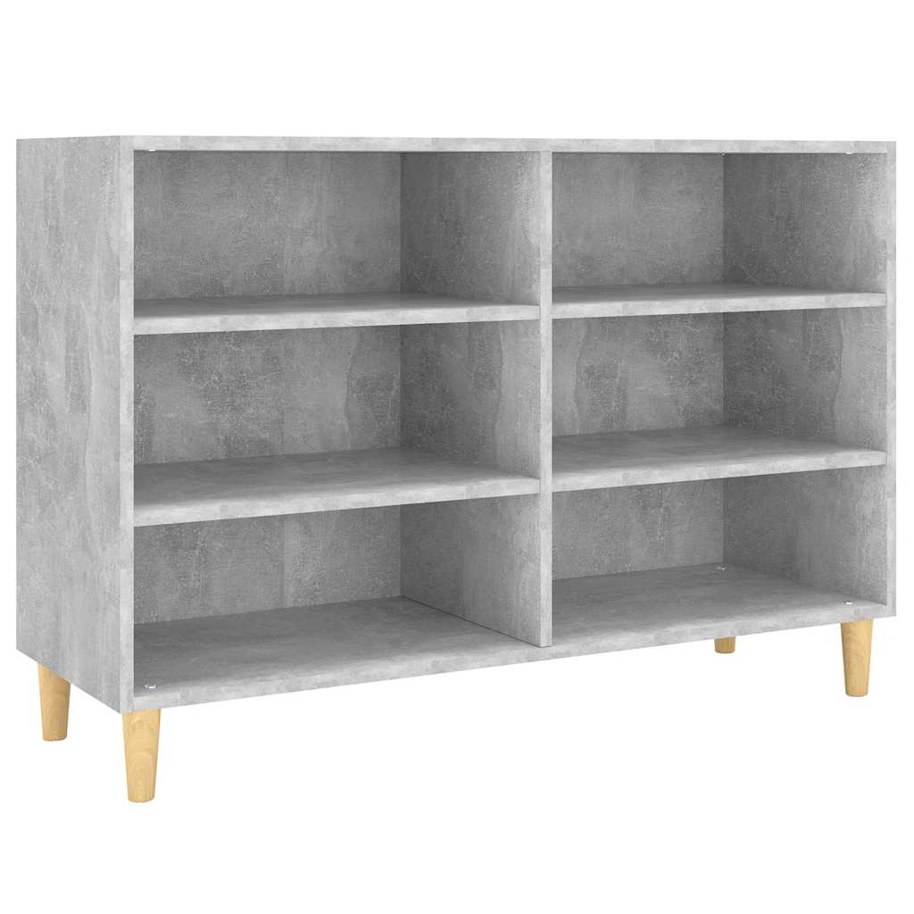 Skjenk Betonggrå 103,5X35X70 Cm Konstruert Tre