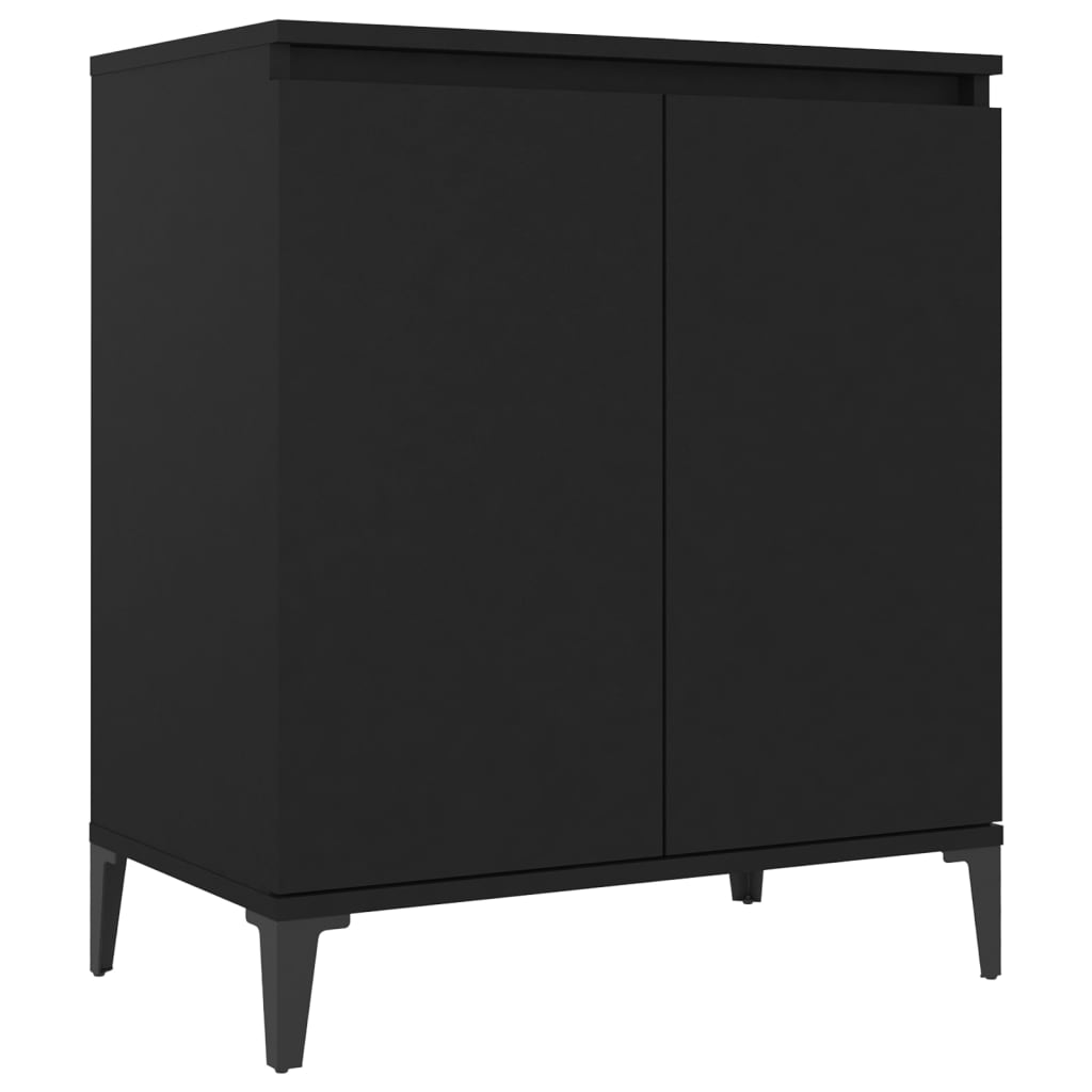 Skjenk Svart 60X35X70 Cm Konstruert Tre
