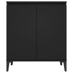 Skjenk Svart 60X35X70 Cm Konstruert Tre