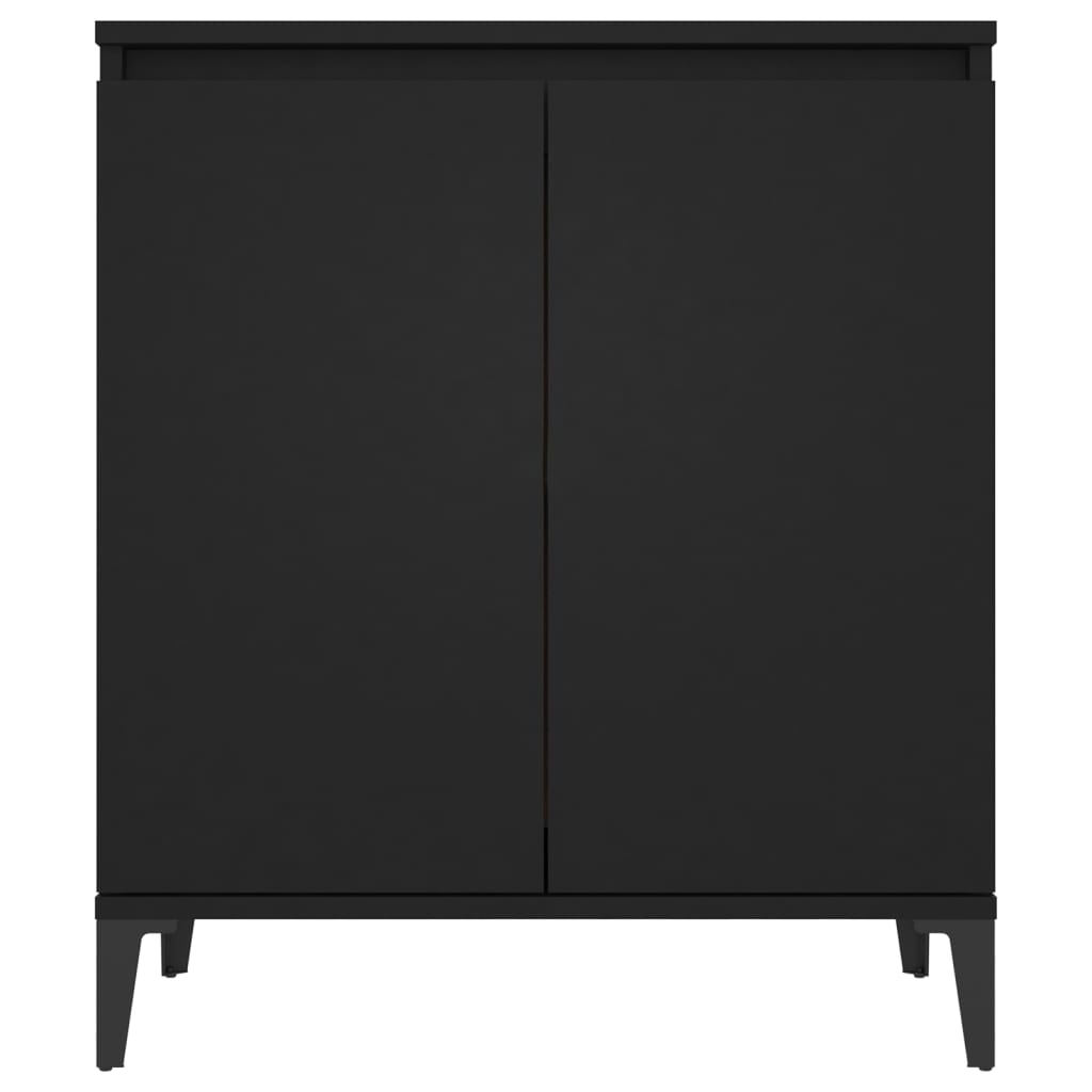 Skjenk Svart 60X35X70 Cm Konstruert Tre