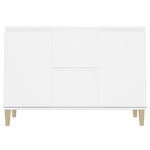 Skjenk Hvit 101X35X70 Cm Konstruert Tre