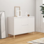 Skjenk Hvit 101X35X70 Cm Konstruert Tre