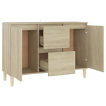 Skjenk Sonoma Eik 101X35X70 Cm Konstruert Tre