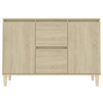 Skjenk Sonoma Eik 101X35X70 Cm Konstruert Tre