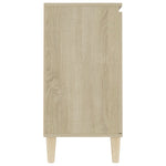 Skjenk Sonoma Eik 101X35X70 Cm Konstruert Tre