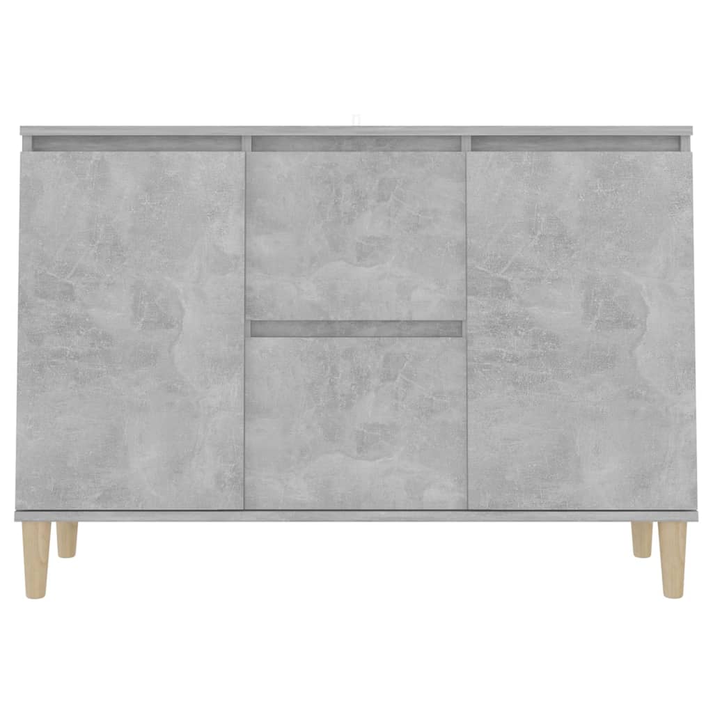 Skjenk Betonggrå 101X35X70 Cm Konstruert Tre