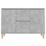Skjenk Betonggrå 101X35X70 Cm Konstruert Tre