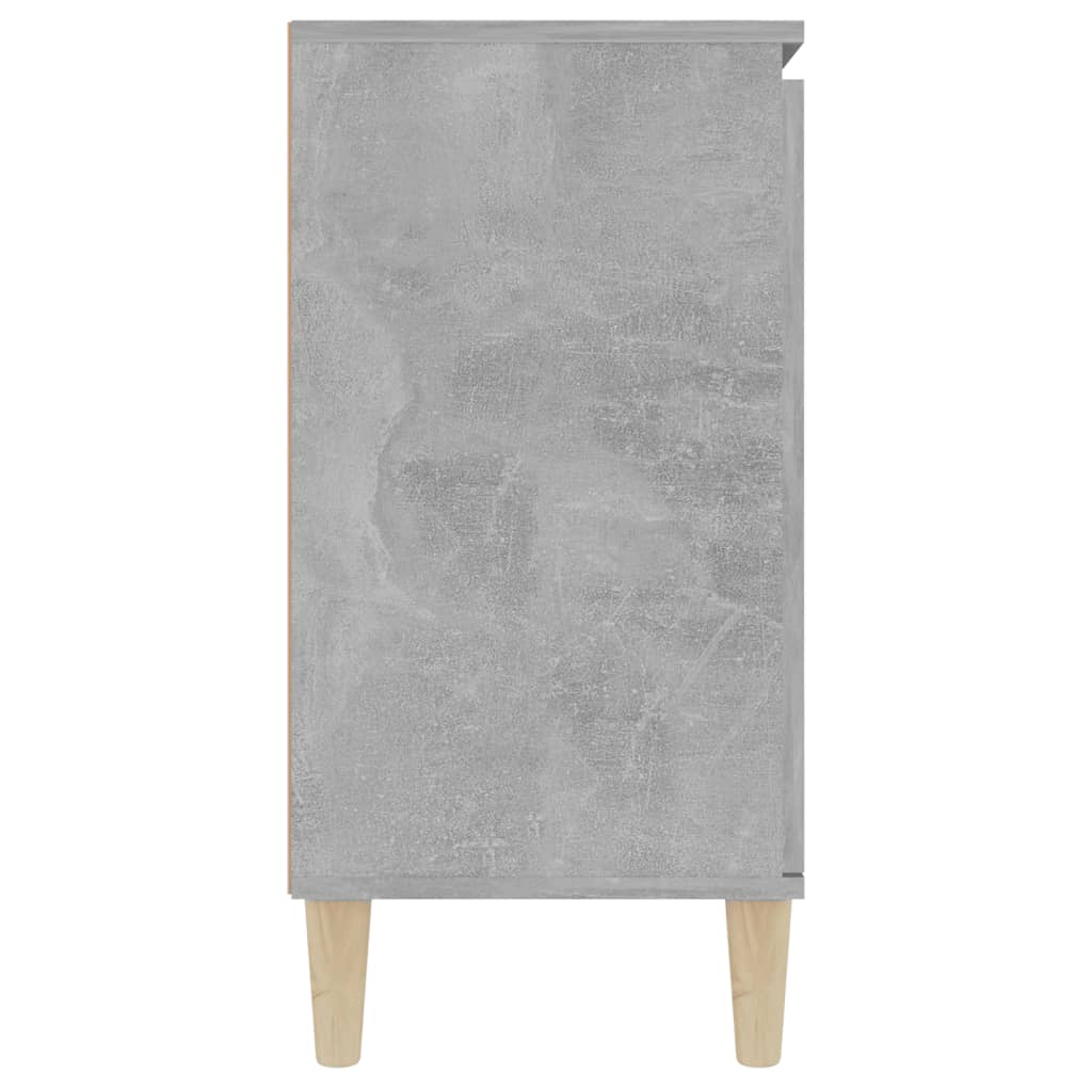 Skjenk Betonggrå 101X35X70 Cm Konstruert Tre