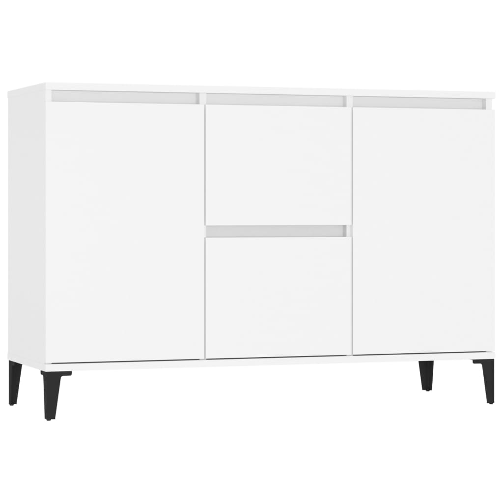Skjenk Hvit 104X35X70 Cm Konstruert Tre
