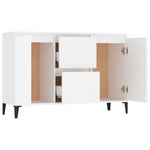 Skjenk Hvit 104X35X70 Cm Konstruert Tre