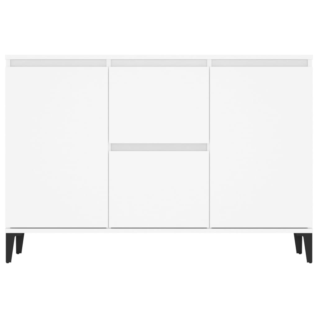 Skjenk Hvit 104X35X70 Cm Konstruert Tre
