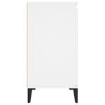 Skjenk Hvit 104X35X70 Cm Konstruert Tre