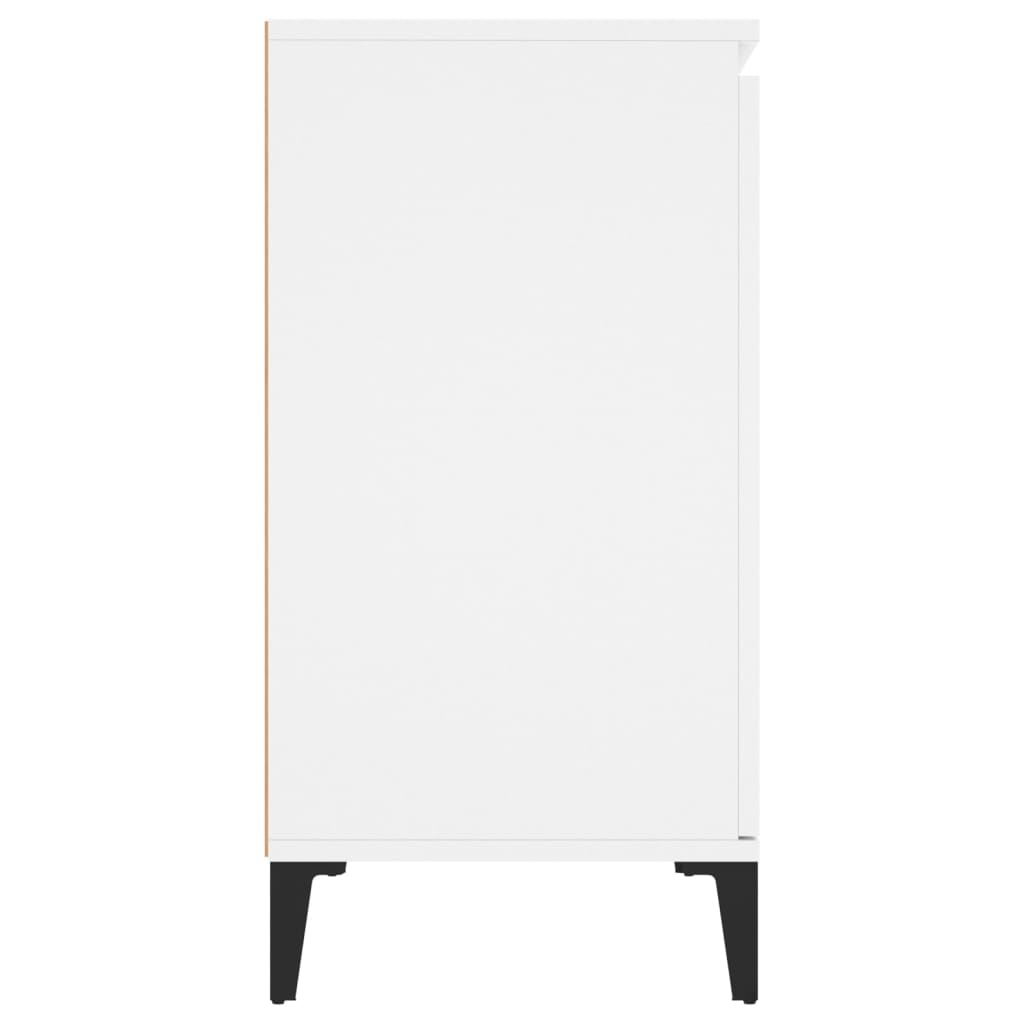 Skjenk Hvit 104X35X70 Cm Konstruert Tre