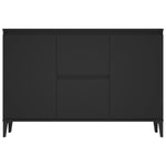 Skjenk Svart Eik 104X35X70 Cm Konstruert Tre