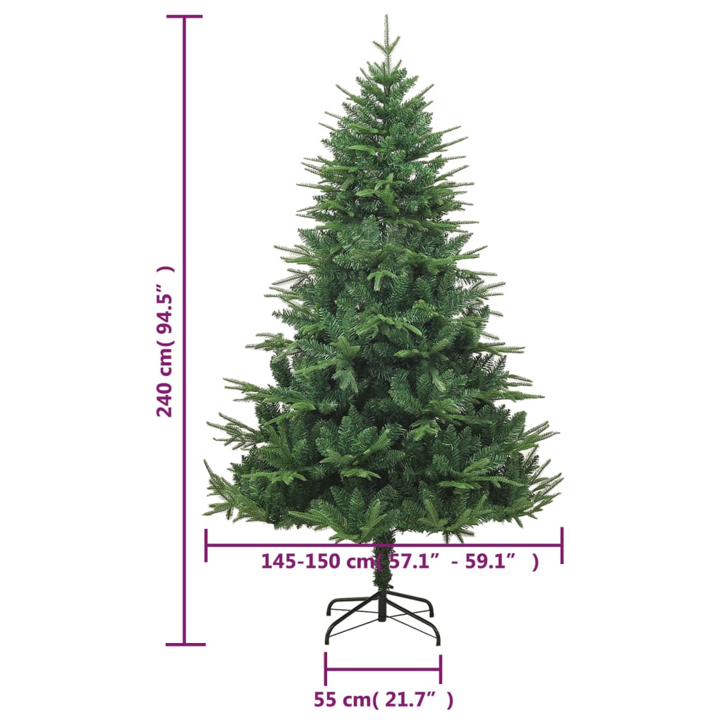 Kunstig Juletre Grønn 240 Cm Pvc Og Pe