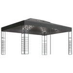 Paviljong Med Led-Lysslynge 3X4 M Antrasitt