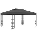 Paviljong Med Led-Lysslynge 3X4 M Antrasitt