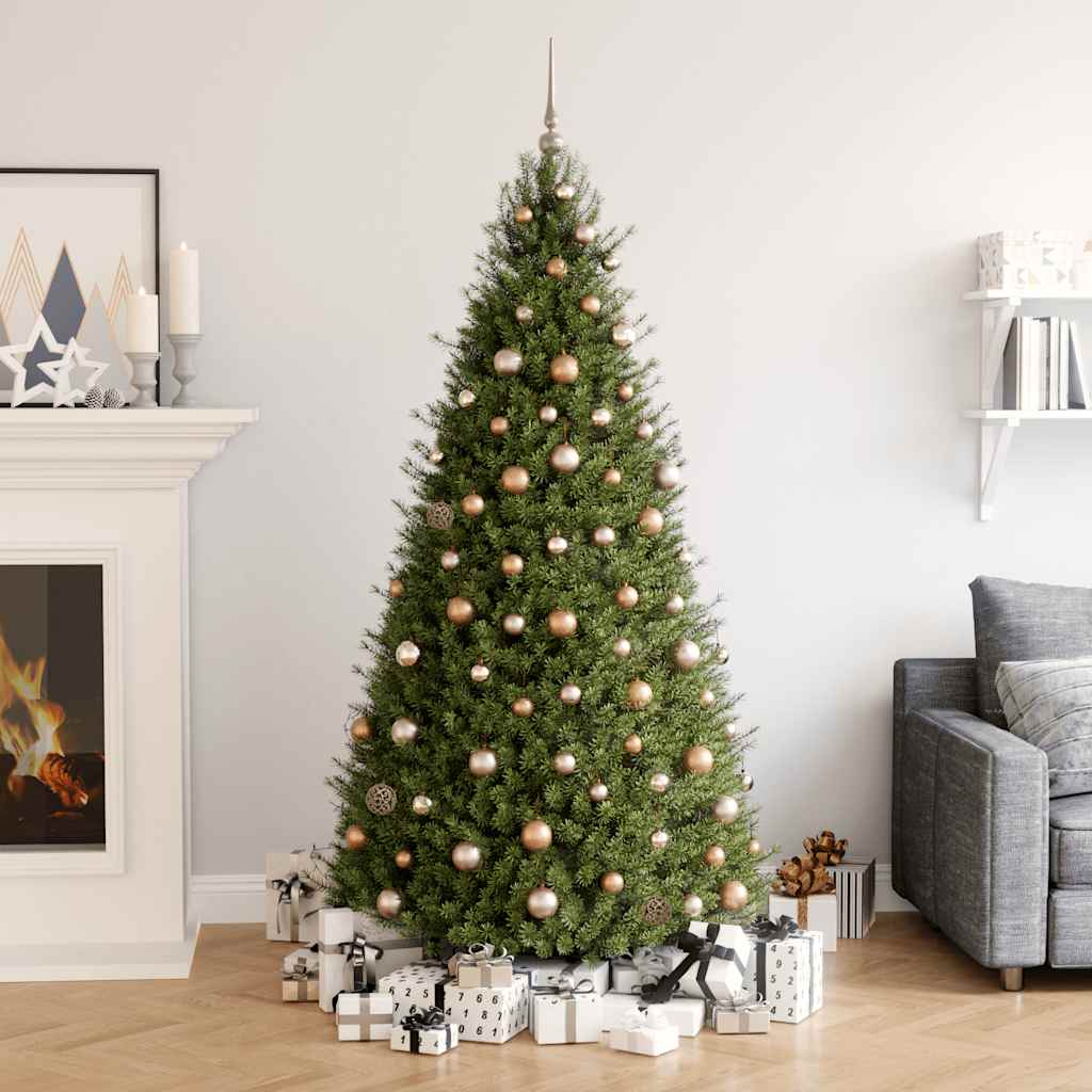 Julekulesett 120 Deler Med Topp Og 300 Led Rosa Gull