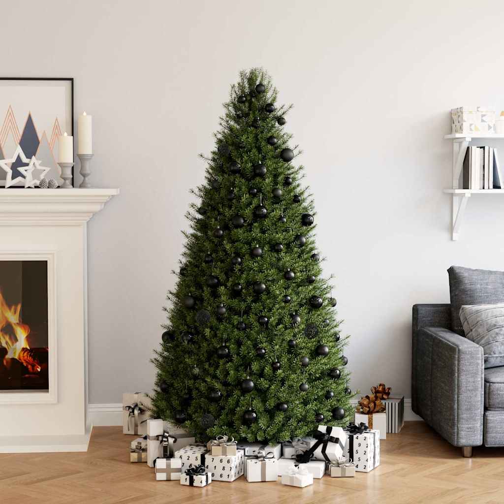 Julekulesett 100 Deler Svart