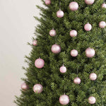 Julekulesett 100 Deler Rosa