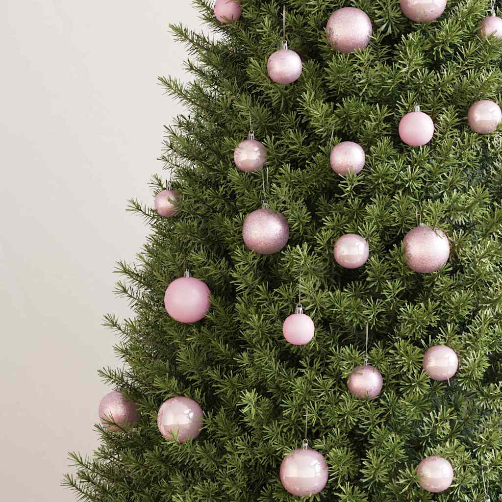 Julekulesett 100 Deler Rosa