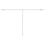 Manuell Uttrekkbar Markise Med Led 450X300 Cm Oransje Og Brun