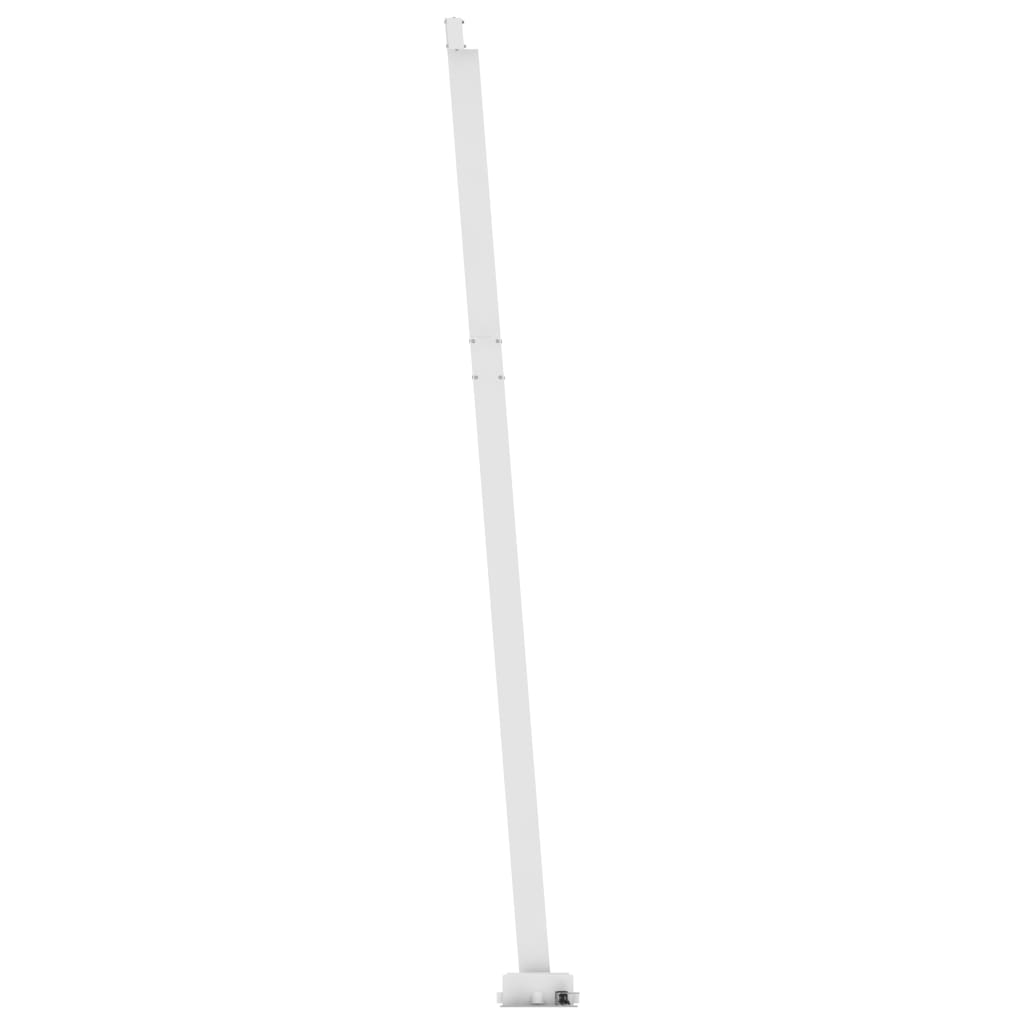 Automatisk Markise Med Vindsensor Og Led 500X350 Cm Blå Og Hvit
