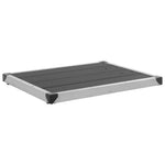 Hagedusj Med Grått Dusjbrett 220 Cm Aluminium