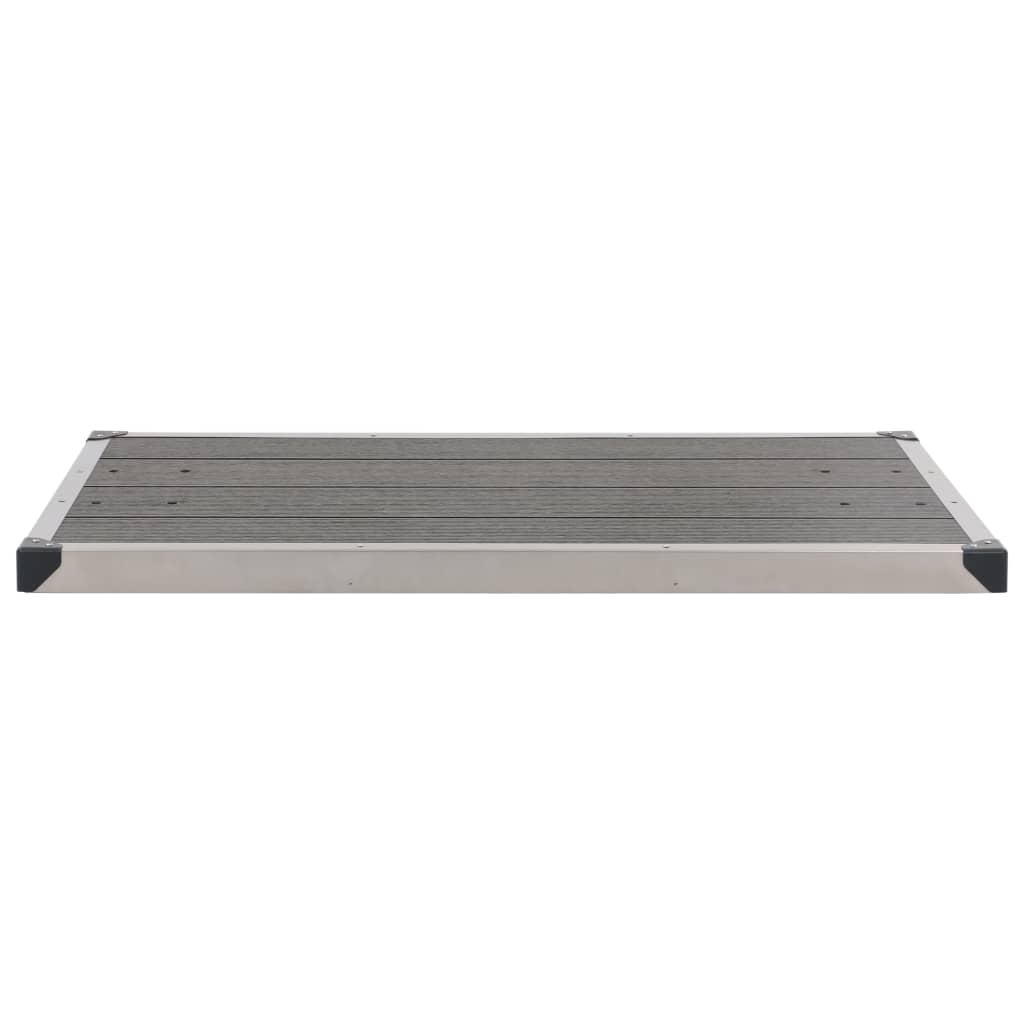 Hagedusj Med Grått Dusjbrett 230 Cm Rustfritt Stål