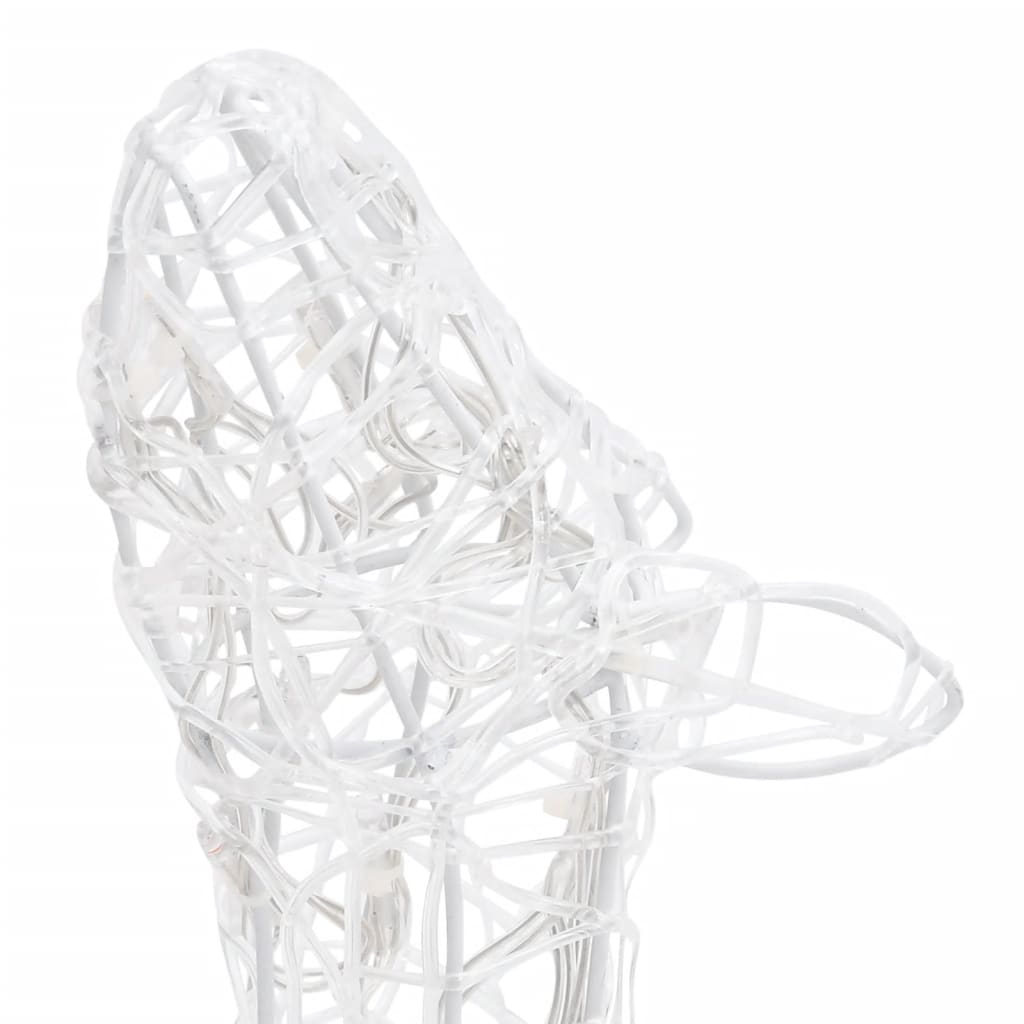 Julereinsdyrfamilie Akryl 160 Led 300 Cm Flerfarget