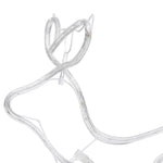 Reinsdyr Og Slede Julepynt Utendørs 252 Lysdioder