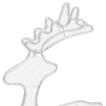 Reinsdyr Julepynt Med Netting 306 Led 60X24X89 Cm