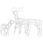 Julelysdekorasjon Reinsdyr 3 Deler 229 Leds