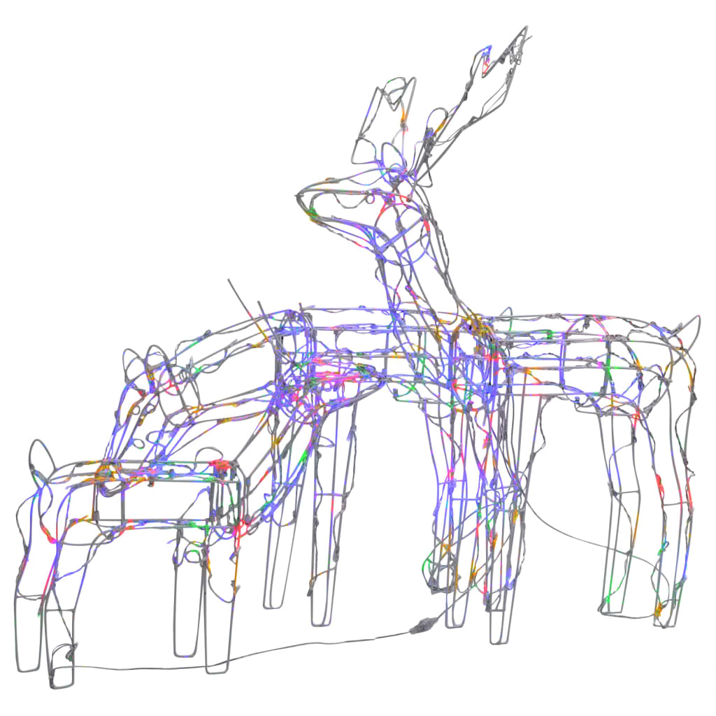 Julelysdekorasjon Reinsdyr 3 Deler 229 Leds